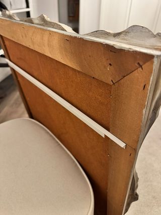 Espejo barroco en color champagne envejecido.