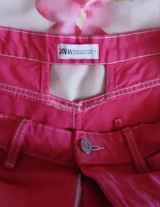 Pantalón Zara Fucsia Talla 44