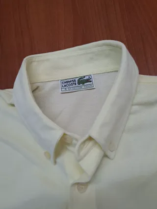 Camiseta Lacoste Hombre Amarilla
