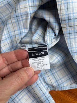 Camicia Invicta a quadri uomo L