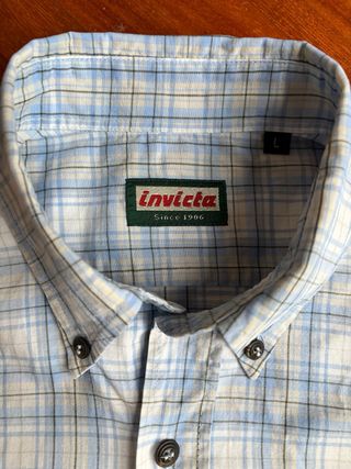 Camicia Invicta a quadri uomo L