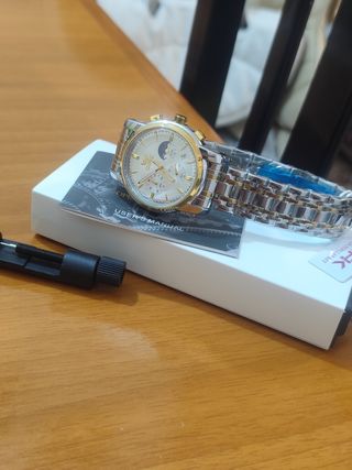 Reloj OPK Hombre Oro y Plata