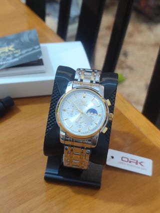 Reloj OPK Hombre Oro y Plata