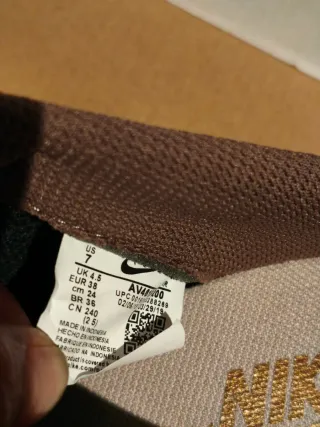 Zapatillas Nike Cortez Mujer Marrón y Dorado