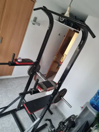 Banco de pesas para abdominales