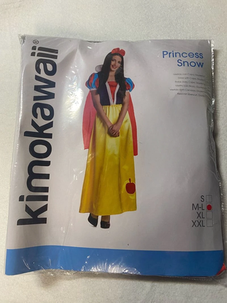 Disfraz Blancanieves Carnaval Mujer Talla M-L