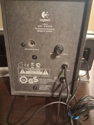 Sistema audio Logitech 2.1 nero