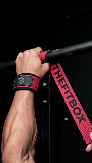 Straps da palestra THEFITBOX (Giallo, Nero, Rosso)