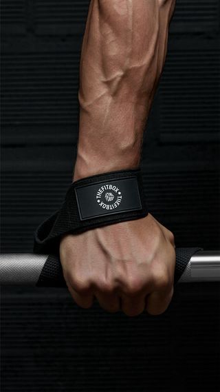 Straps da palestra THEFITBOX (Giallo, Nero, Rosso)