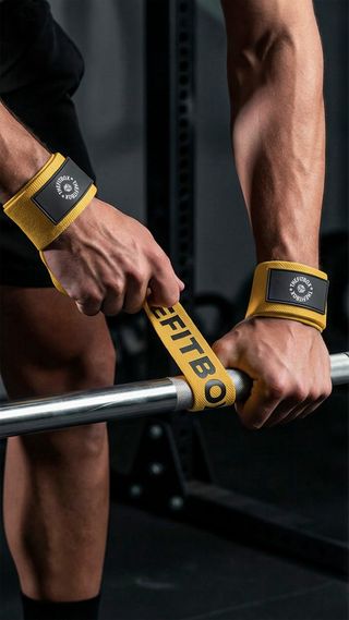 Straps da palestra THEFITBOX (Giallo, Nero, Rosso)