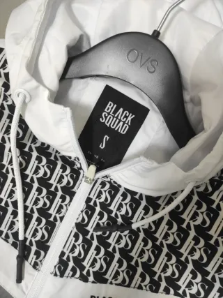 Giacca Black x Squad uomo bianca