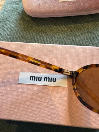 Gafas de sol Miu Miu marrones