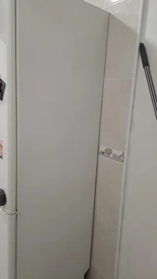 Nevera blanca con congelador