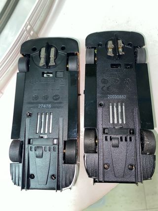 Pareja Coches Slot Carrera BMW y Mercedes