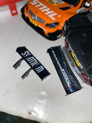 Pareja Coches Slot Carrera BMW y Mercedes