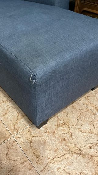 Sofá 3 plazas chaise longue gris