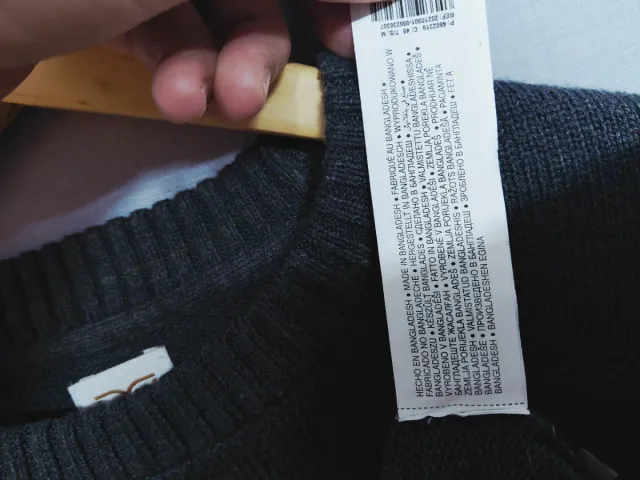 Jersey Milano Hombre Talla M Gris