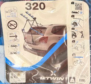 Portabicicletas B'Twin 320 para coche.