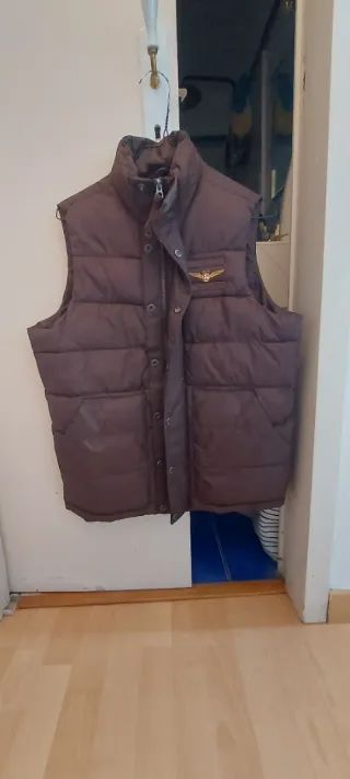 Chaqueta acolchada sin mangas hombre