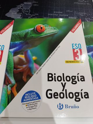 Libro A ESTRENAR Biología y Geología 3 ESO, Bruño