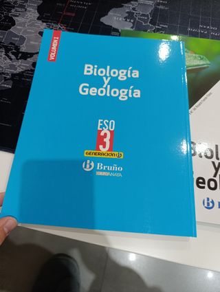 Libro A ESTRENAR Biología y Geología 3 ESO, Bruño