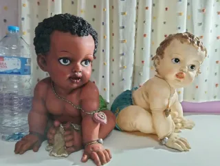 Preciosas Figuras Bebés Antiguas