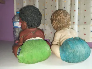 Preciosas Figuras Bebés Antiguas