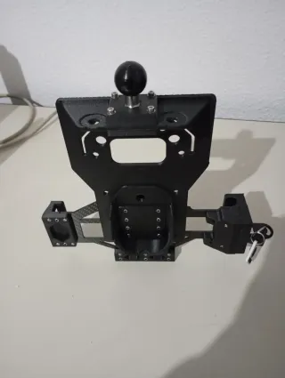 Placa dispositivos navegación Kove 450 Rally