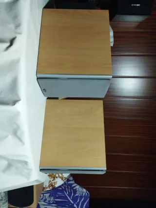 Altavoces Denon Plata y Madera