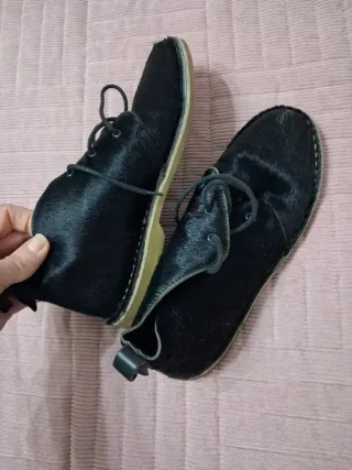 Botines Piel Pelo Natural Talla 36