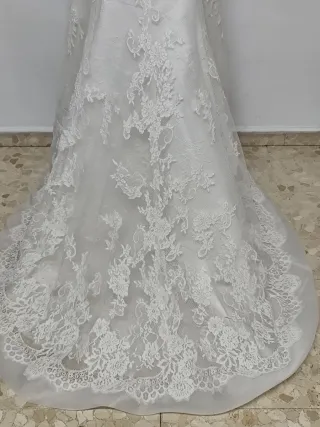 Vestido Novia Aires de Barcelona. Modelo Cascabel