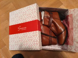 Botines Fluchos Piel Marrón Talla 40