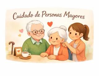 Cuidadora responsable y cariñosa para personas may
