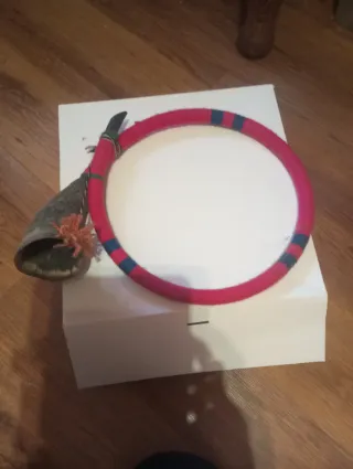 Cuerno Mapuche con Adornos