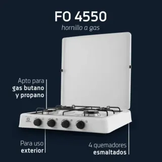 Orbegozo Hornillo a gas FO 4550 4 fuegos