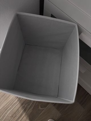 Cestas de tela Ikea blancas (02 unidades)