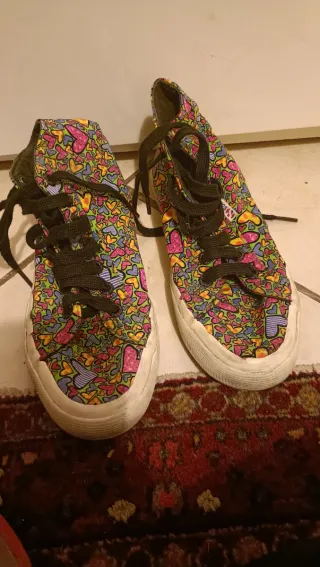 Superga Scarpe Stivaletto Cuori Multicolor