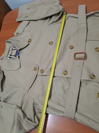 Gabardina Burberry Hombre Beige Clásica