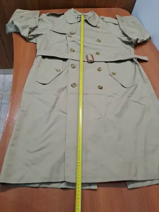 Gabardina Burberry Hombre Beige Clásica