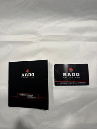 Reloj Rado con garantía,bolsa,caja
