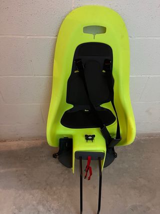 Silla bici niño verde brillante