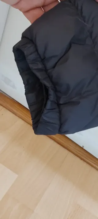 Chaqueta acolchada mujer negra