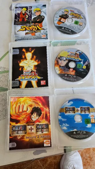 Pack Juegos PS3 Naruto y One Piece