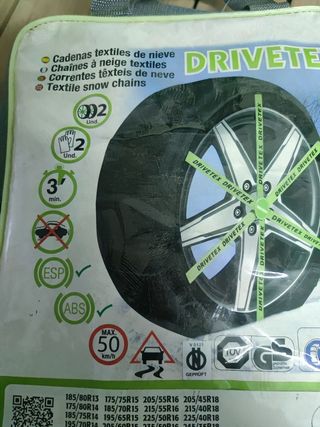 RD9 - Grip - Cadenas de nieve textiles Talla Nº 540