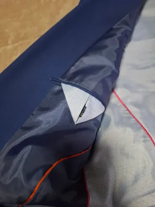 Traje de chaqueta ZARA azul caballero