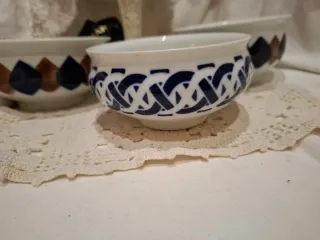 Cuencos Sargadelos Cerámica Azul Blanco