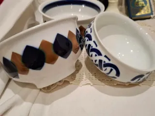 Cuencos Sargadelos Cerámica Azul Blanco