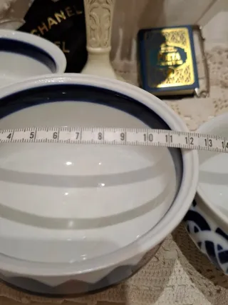 Cuencos Sargadelos Cerámica Azul Blanco