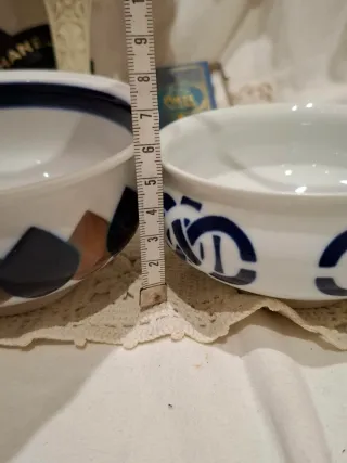 Cuencos Sargadelos Cerámica Azul Blanco