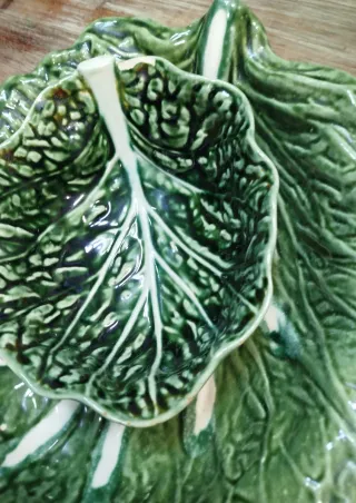 2 Fuentes Vintage cerámica Portuguesa